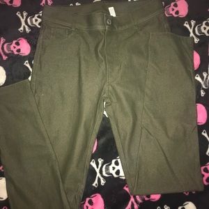 Militar Green Skinny Jeans / M